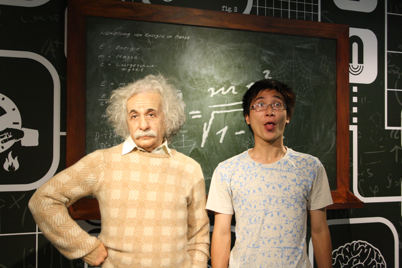 Brandon and Albert Einstein