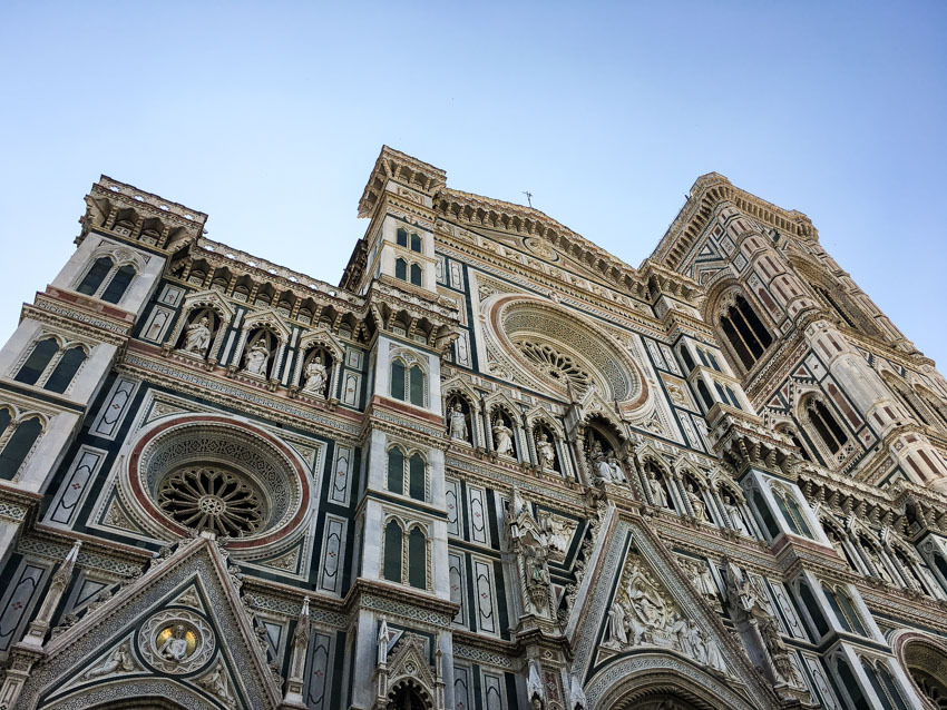 Low shot of the Duomo