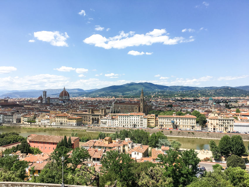 A beautiful view of Florence