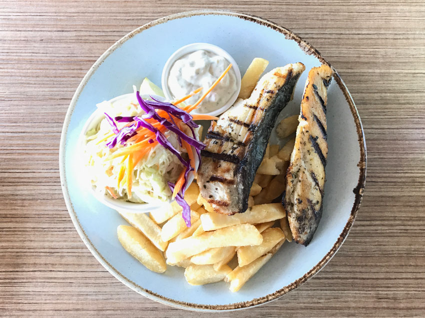 Mackerel and chips