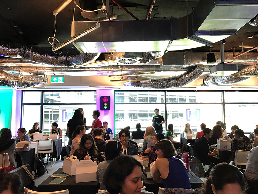Women in the room at Women Techmakers Summit