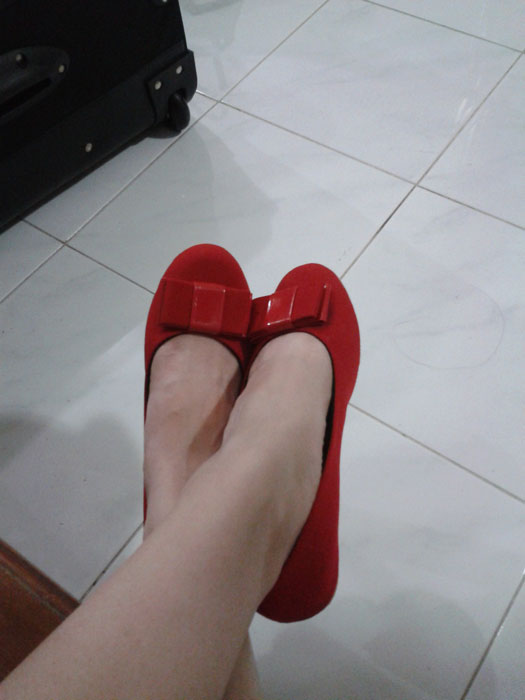 Red shoes!