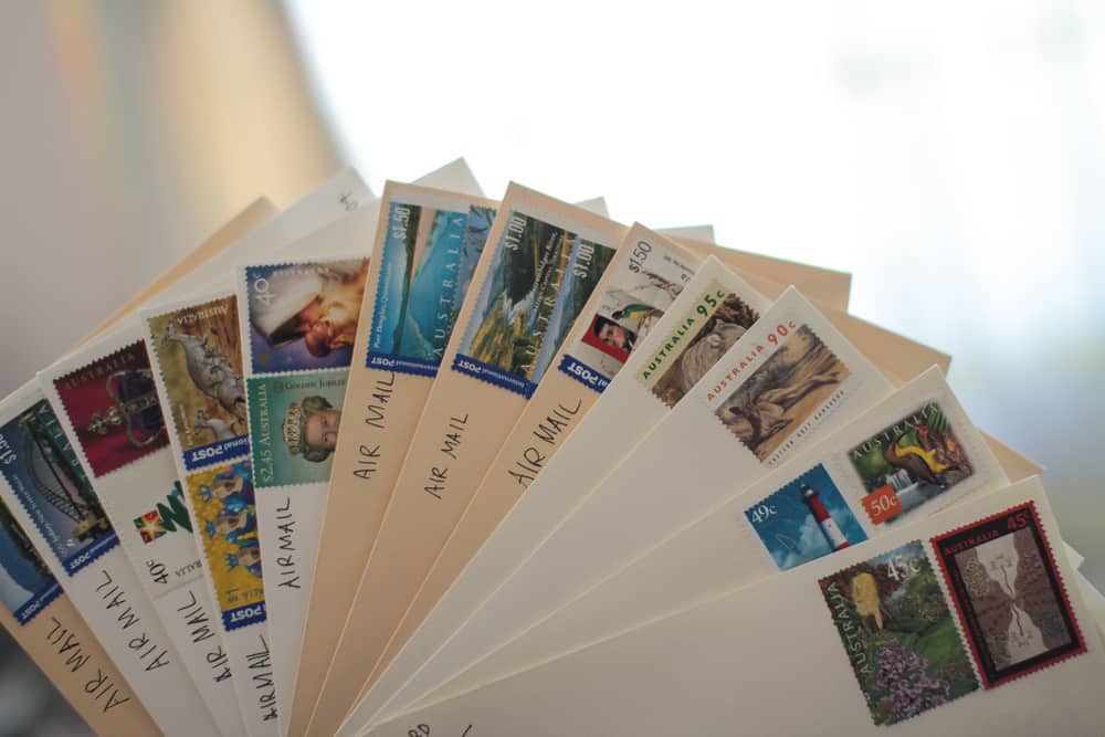 Stamped envelopes yay