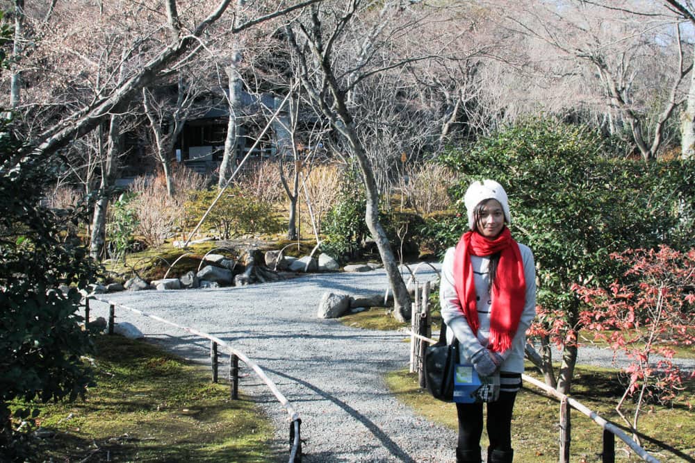 Me in the Tenryuji temple gardens