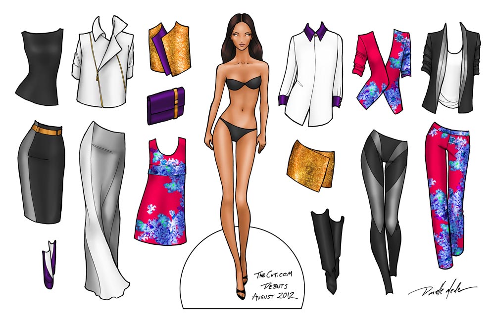 More paper doll illustrations
