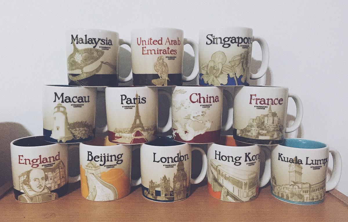 Fena’s Starbucks mug collection