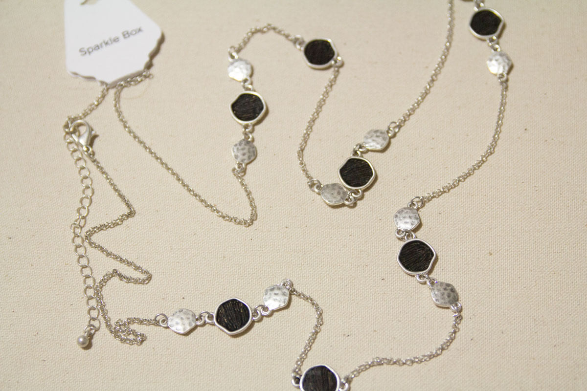 Back to Black Long Necklace