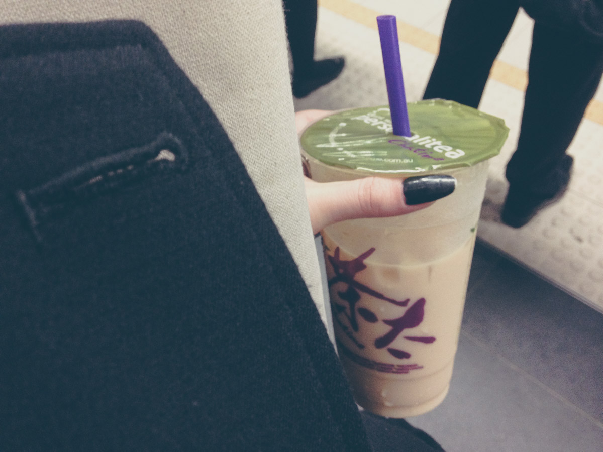 Earl Grey milk tea from Chatime