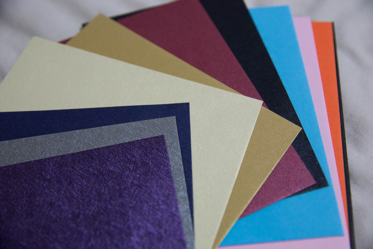 A closer look at the colours of the standard envelopes