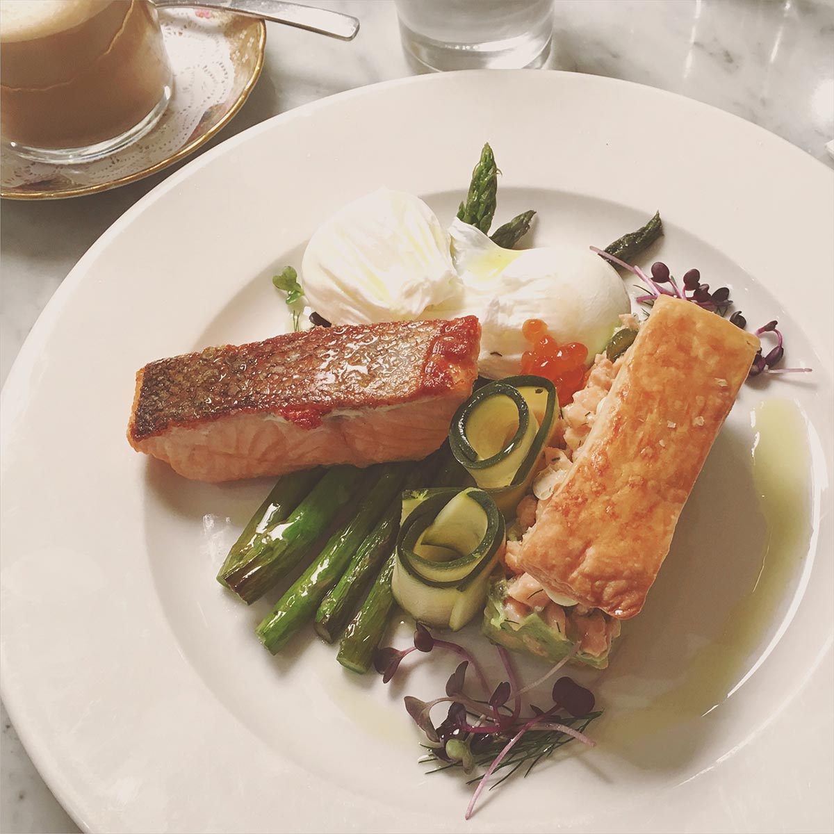 Salmon millefeuille at The Hardware Societe