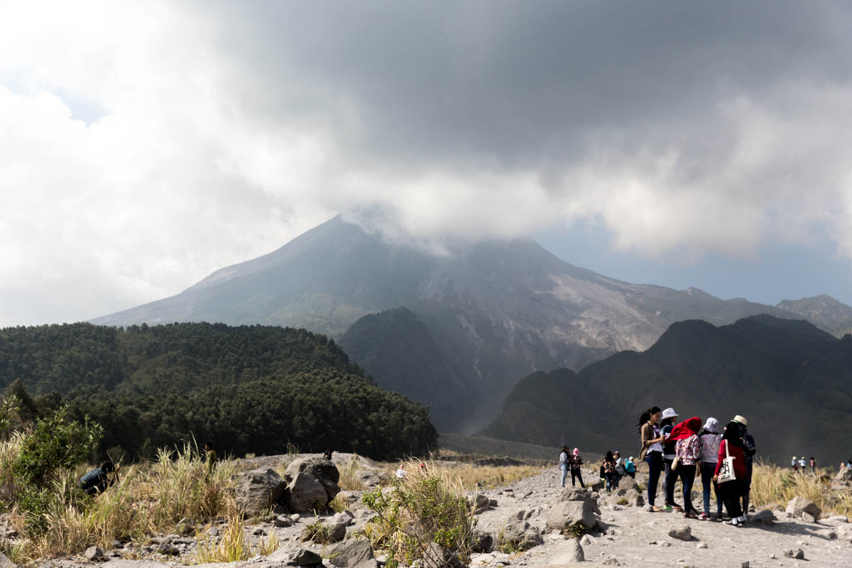 Mount Merapi – literally ‘fire mountain’