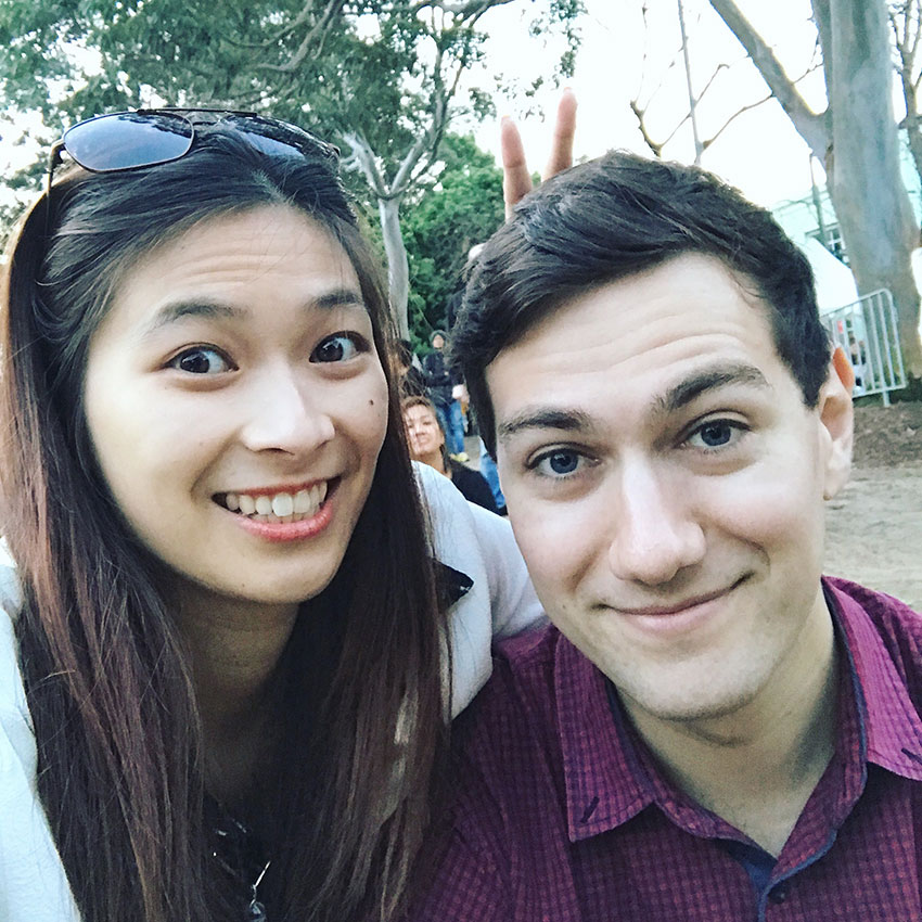 Me and Nick at Surry Hills Festival
