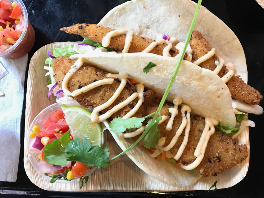 Fish tacos from Movie World