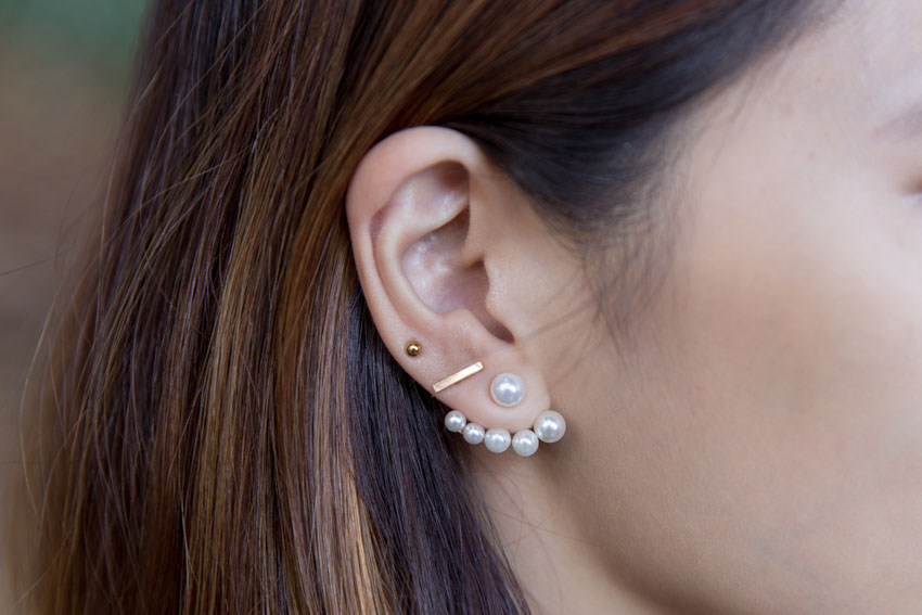 Earring close-up