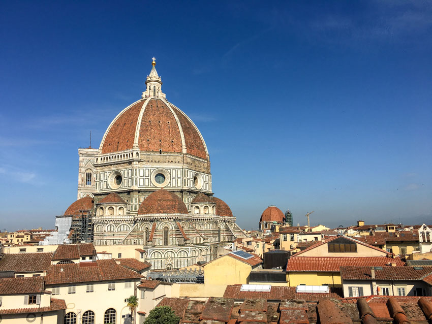 The Duomo from our rooftop in the evening