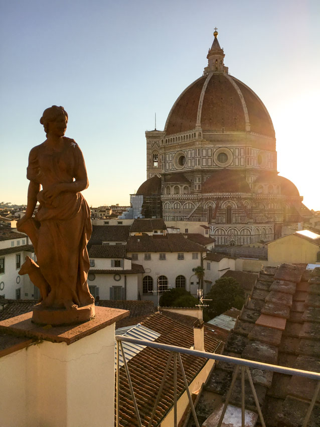 The Duomo from the top of our apartment