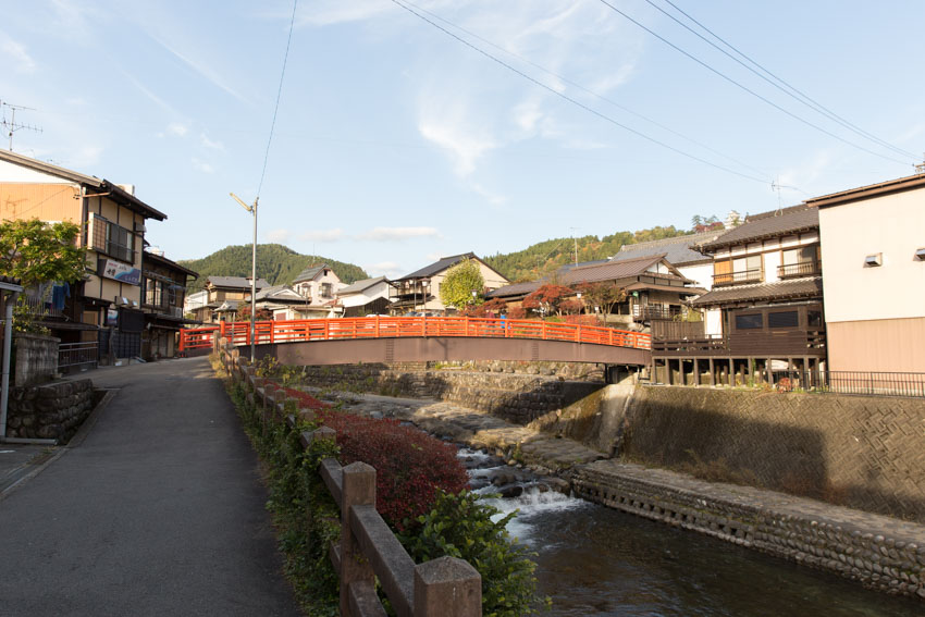 Shimizu Bridge with the river visible underneath