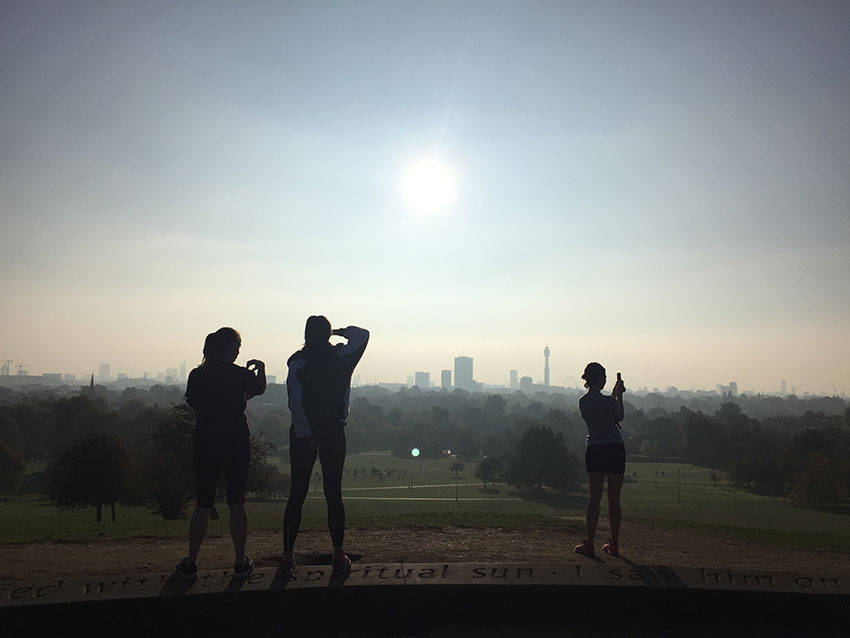 A scenic view at Primrose Hill