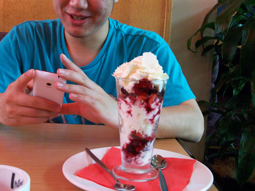 Eton Mess. Oh it was full of berries and so sweet. <3 <3 