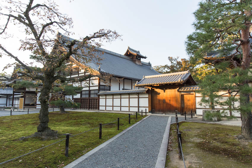 The buildings you can see prior to entering Kinkaku-ji