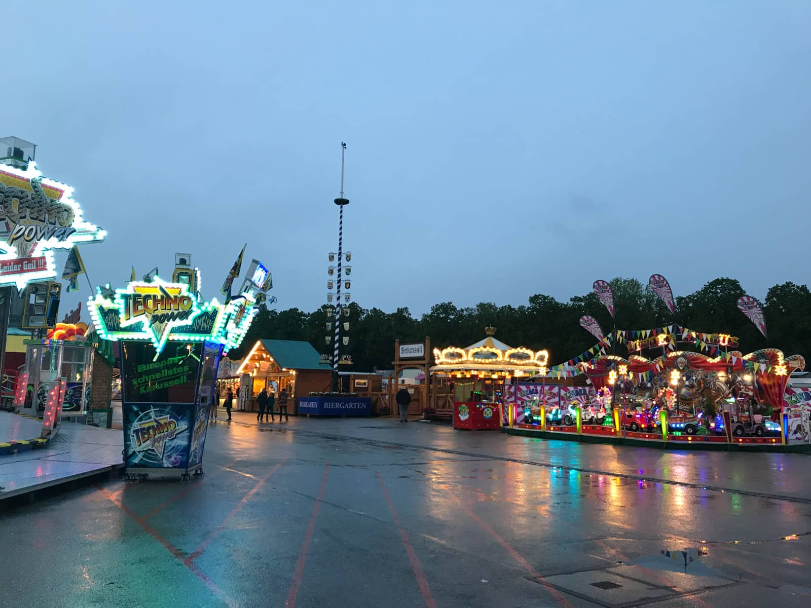 Another view of the fairground area