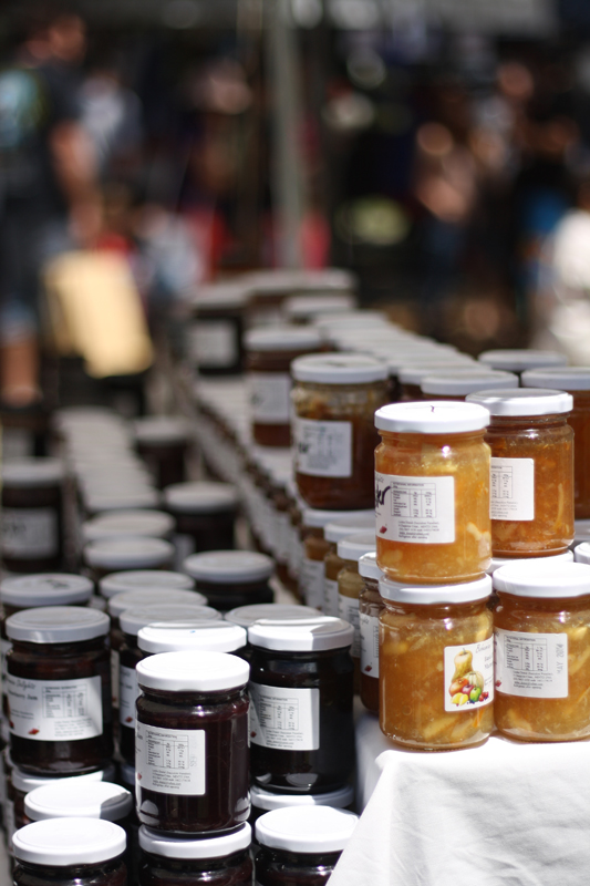 Homemade honey and relish