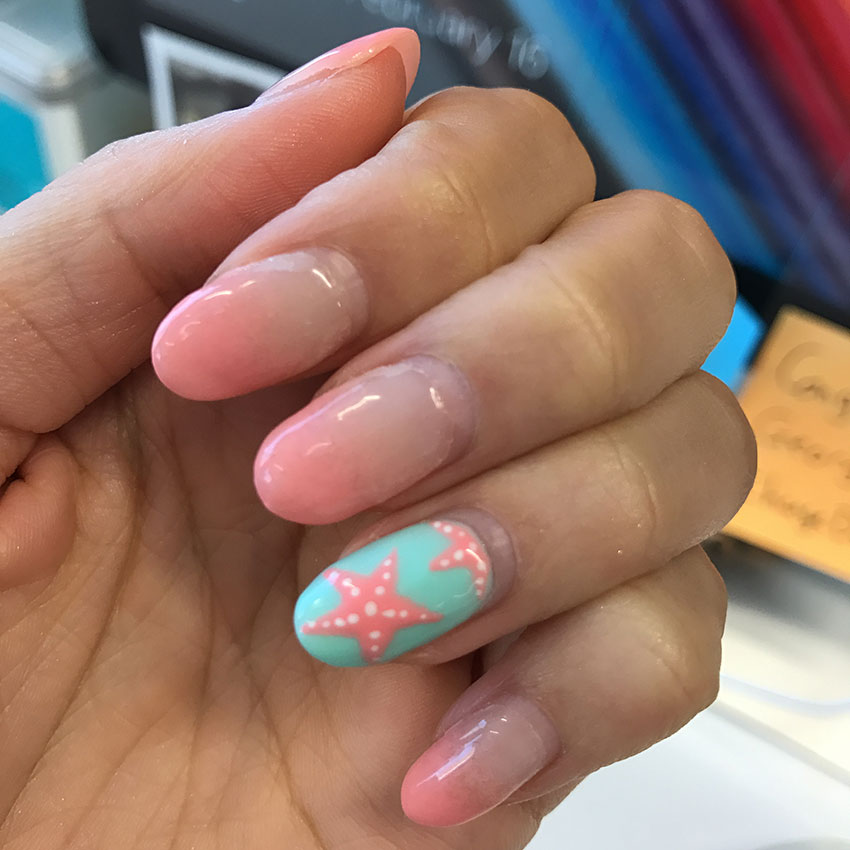 Regrowth of nails following manicure