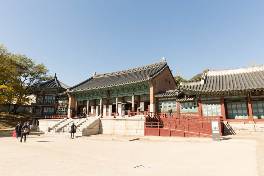 A shrine with not as many steps to its entrance