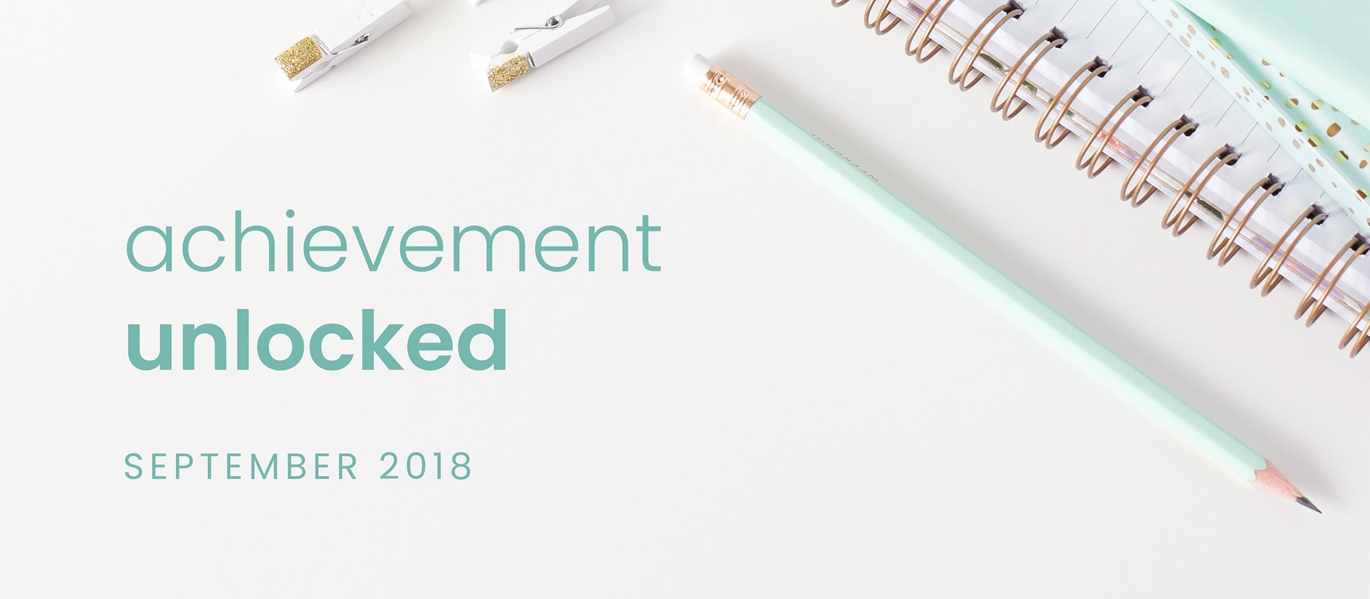 Achievement Unlocked: September 2018 banner