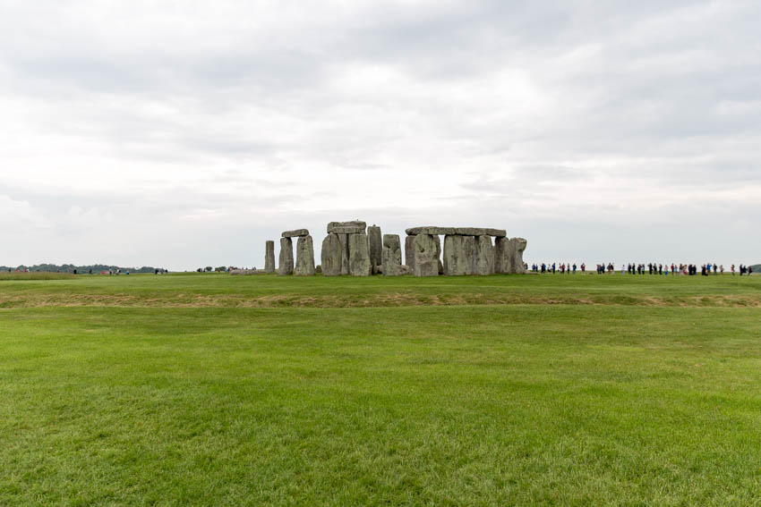 A far shot of the stones