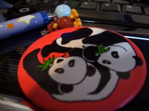 panda badge