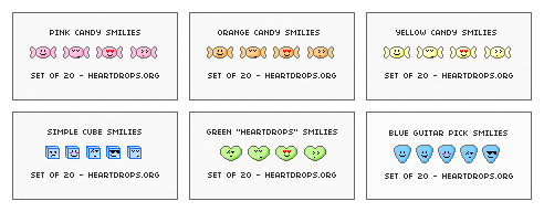 Old smilies I created that I allowed people to download