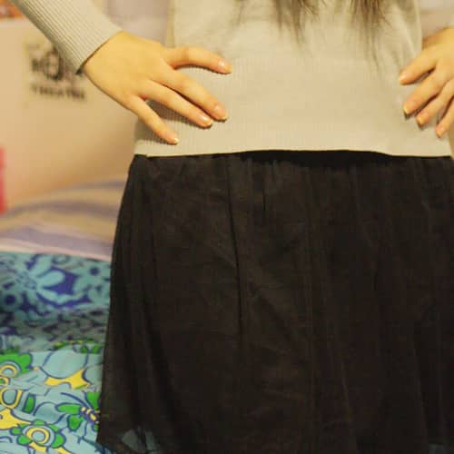 Chiffon skirt