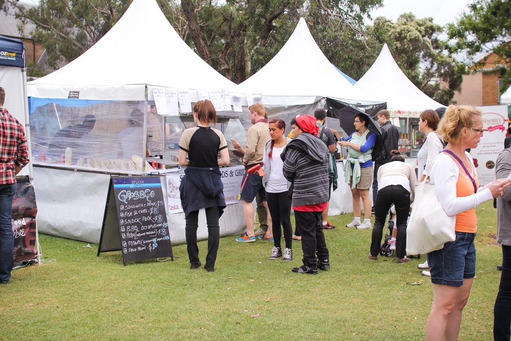 More food stalls