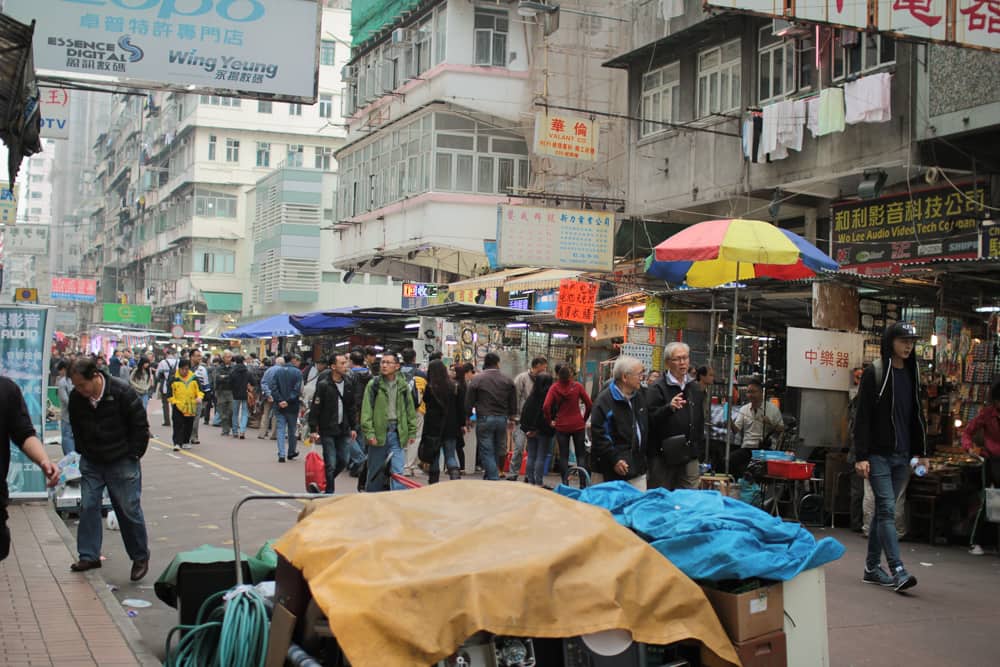 Markets in the rain!