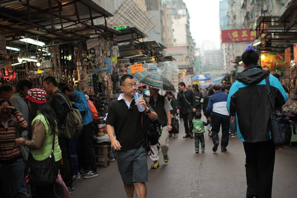 Hustle and bustle in the markets