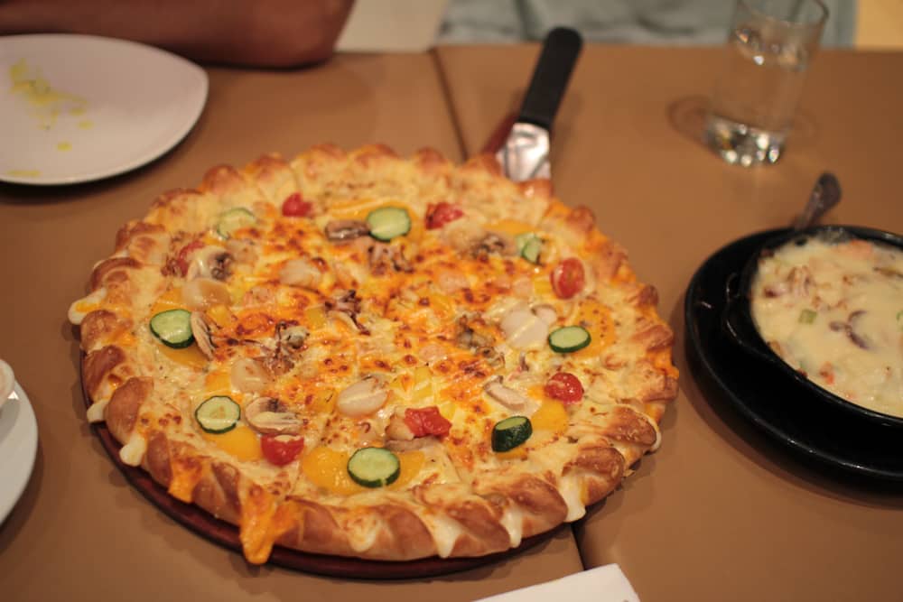Giant yummy pizza