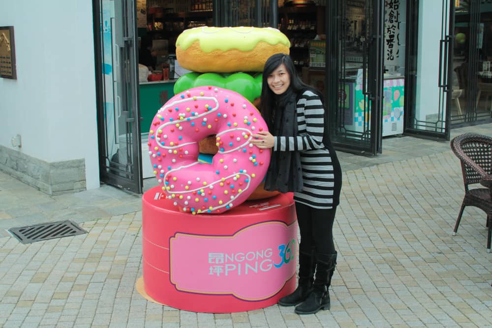 Me and a big donut