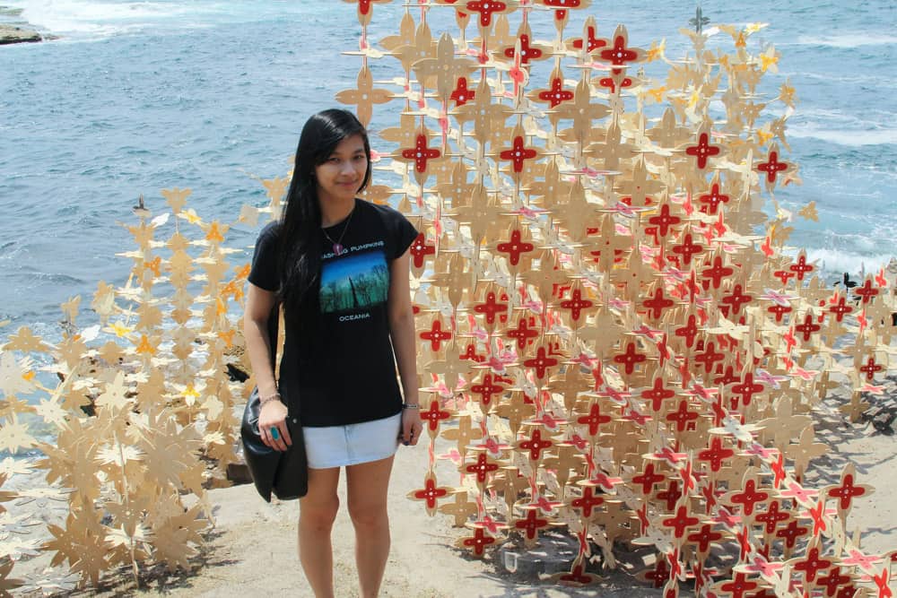 Me with the ‘coral’ sculpture