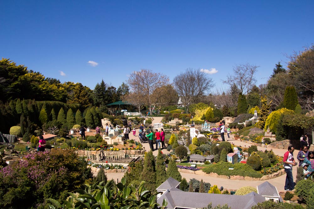 Zoomed-out view of Cockington Green