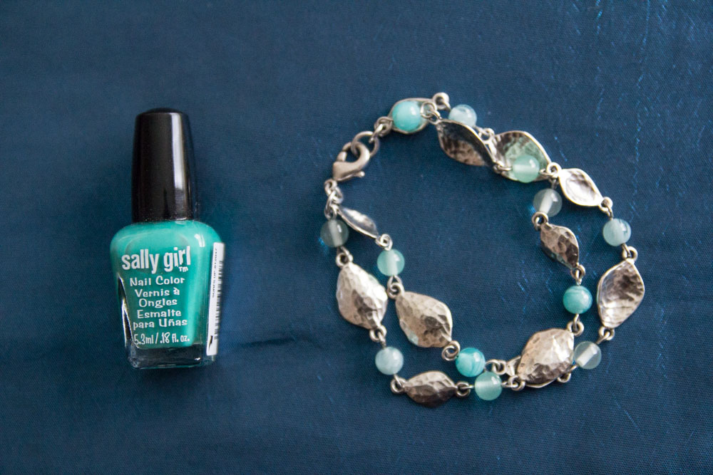 Polish and bracelet