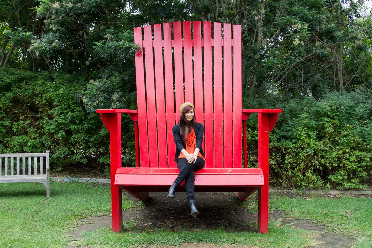 Giant Red Chair