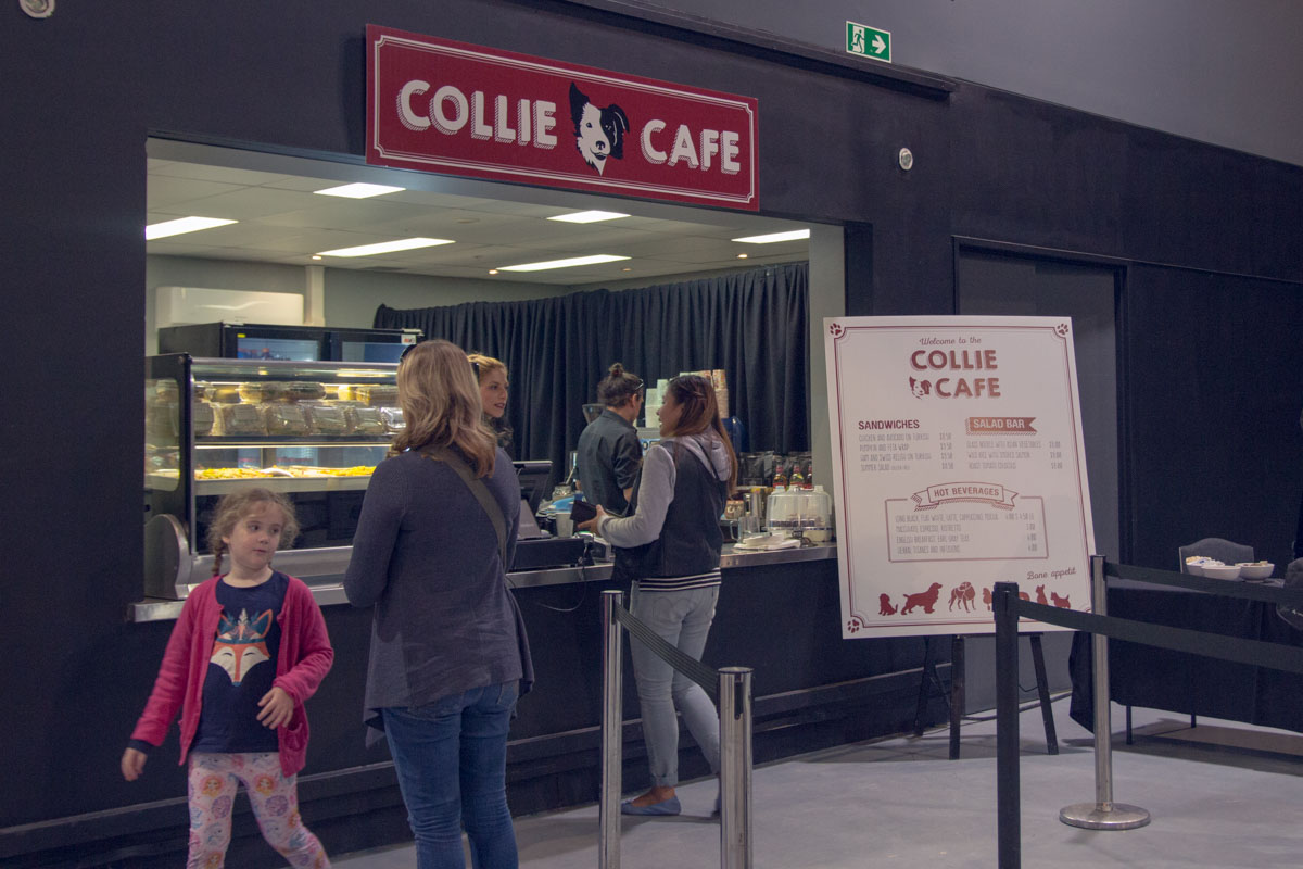 Dog-themed food kiosk