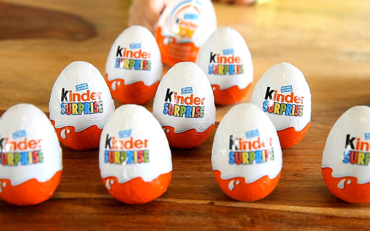 Kinder Surprise eggs