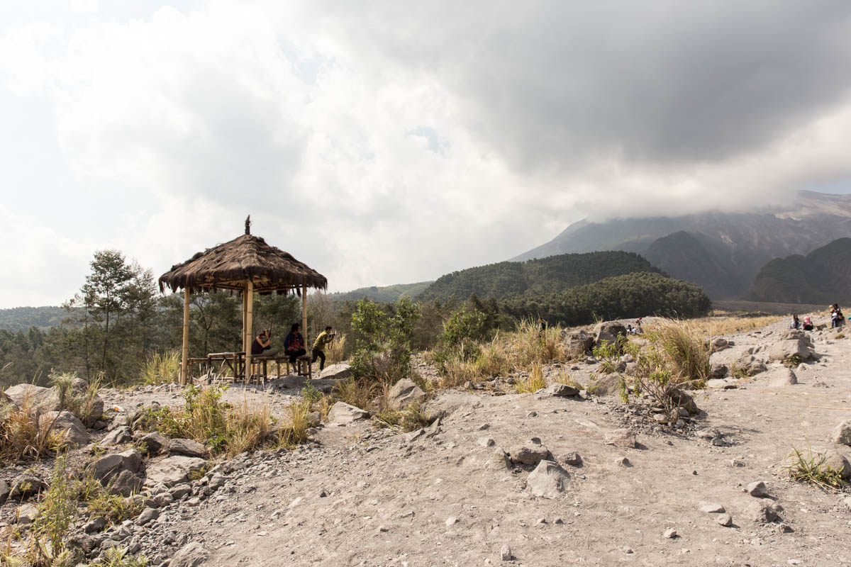 Small hut on the slopes