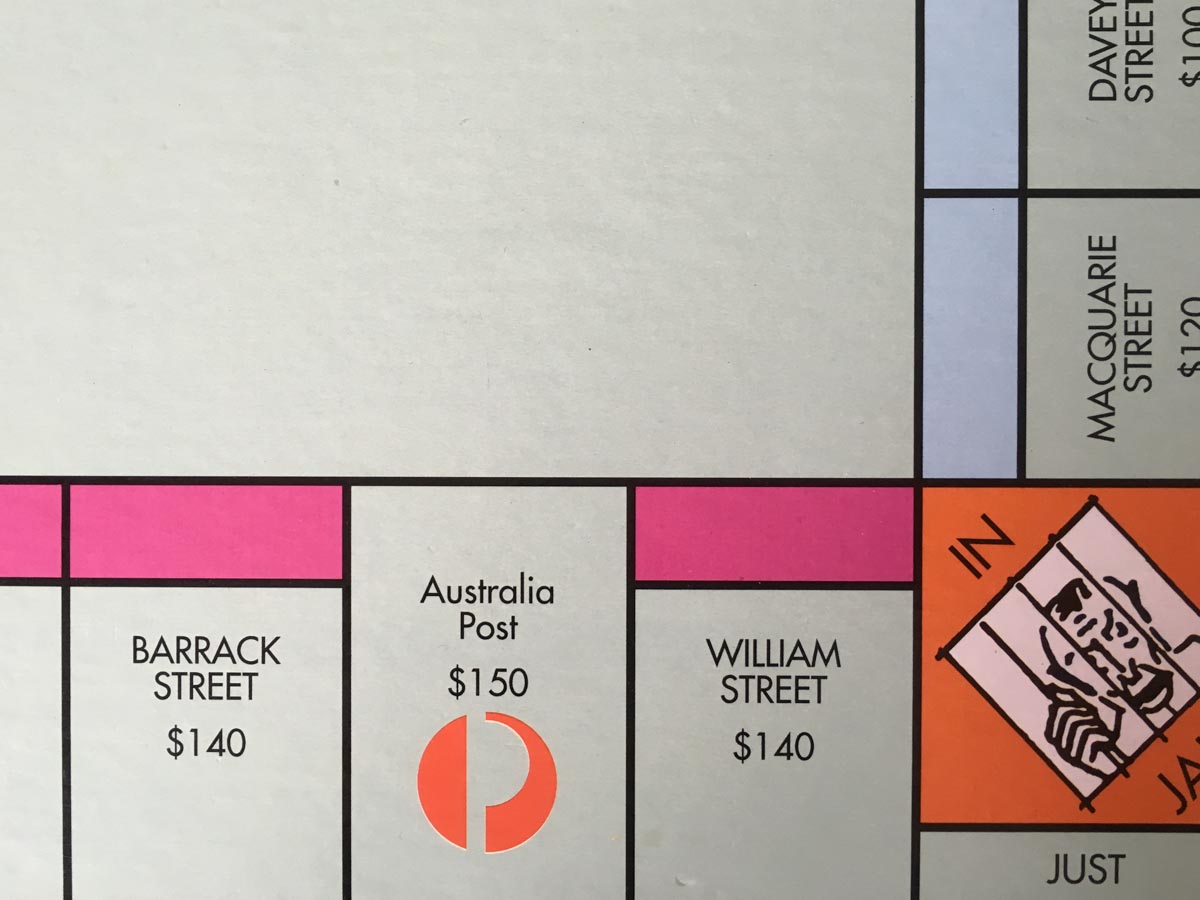 Australia Post is on the Australian version of Monopoly