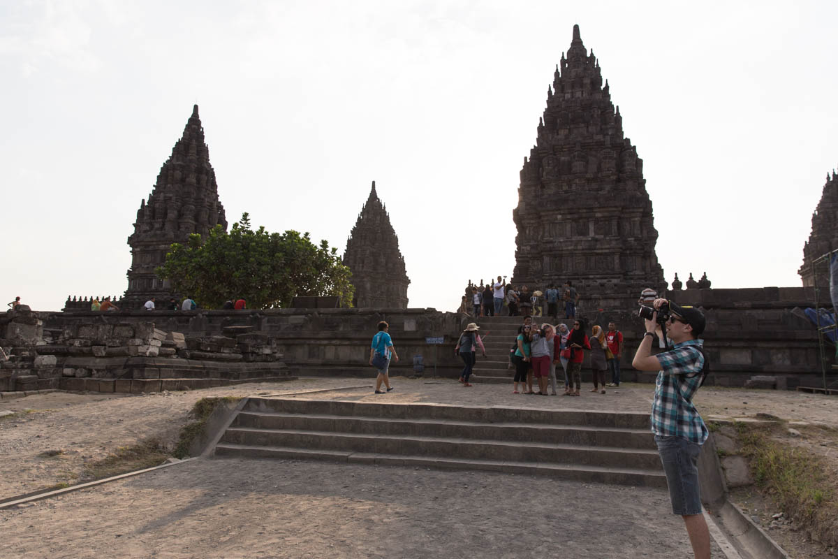 The temple before entering