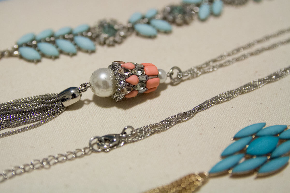 Close shot of the Char Necklace