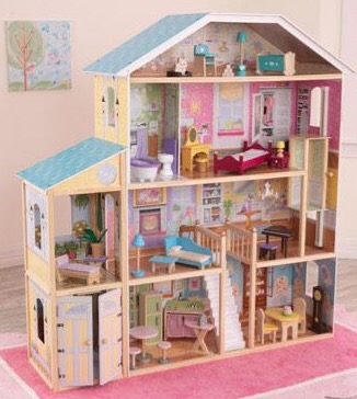 barbie house with stairs